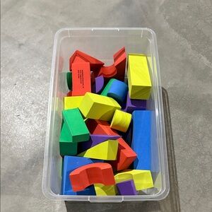 Colorful Foam Building Blocks Set